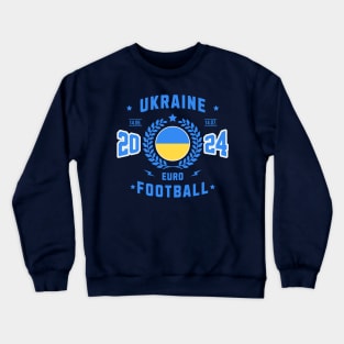 Ukraine Euro Football Fan Crewneck Sweatshirt